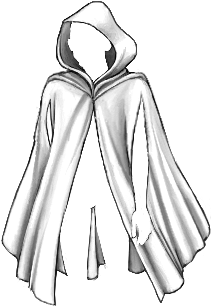 Melpomenes Fable Fashion Red Riding Hoods Cape White