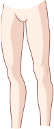 Pale Lower Body No Feet
