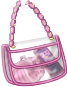 See-Through Handbag Pink