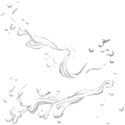 Melpomenes Conveniently Placed Cencoring Aquarius Water Splash Milky White