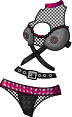 SapphireSweets Bondage Lingerie Magenta