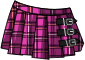 Pink Kilted Skirt