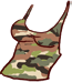 Military tank top Green